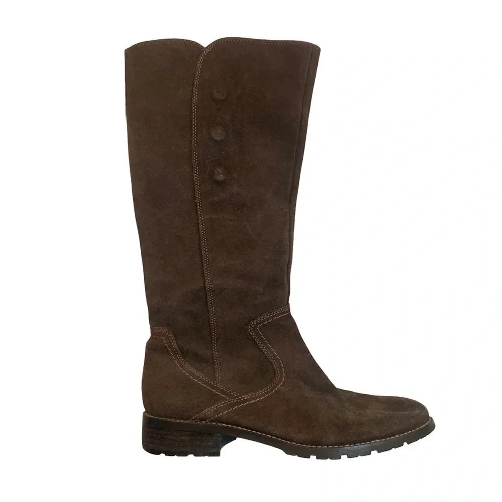Sofft Brown Knee High Leather  Boots 9.5
